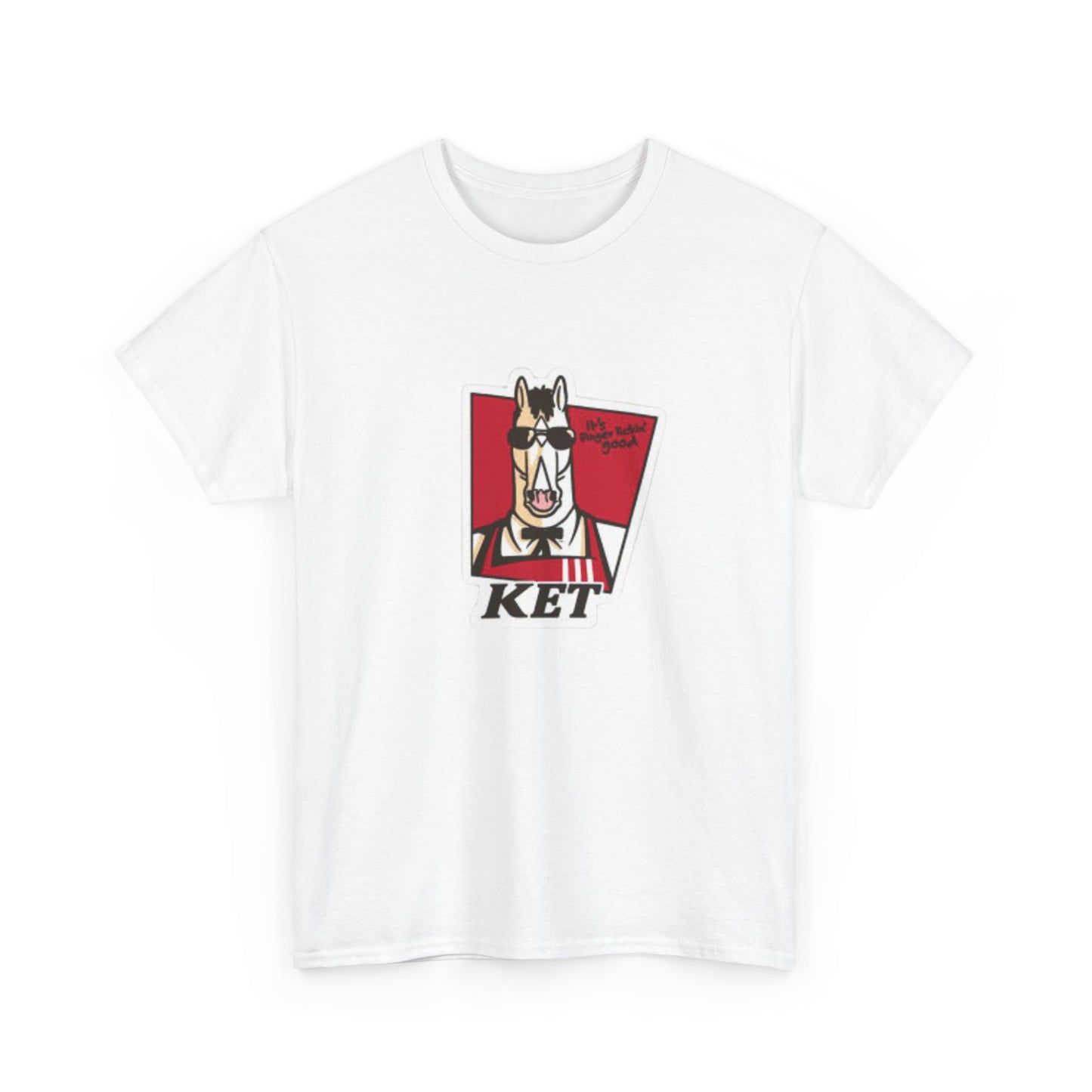 Retro Horse Graphic Unisex Heavy Cotton Tee - Fun & Quirky