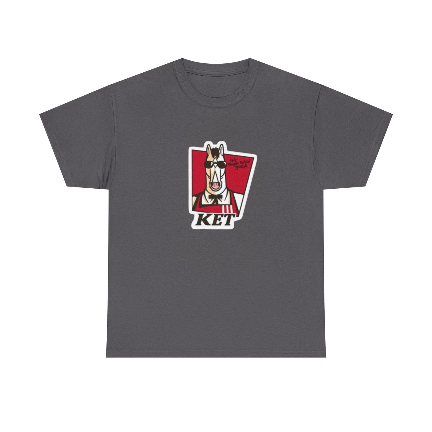 Retro Horse Graphic Unisex Heavy Cotton Tee - Fun & Quirky