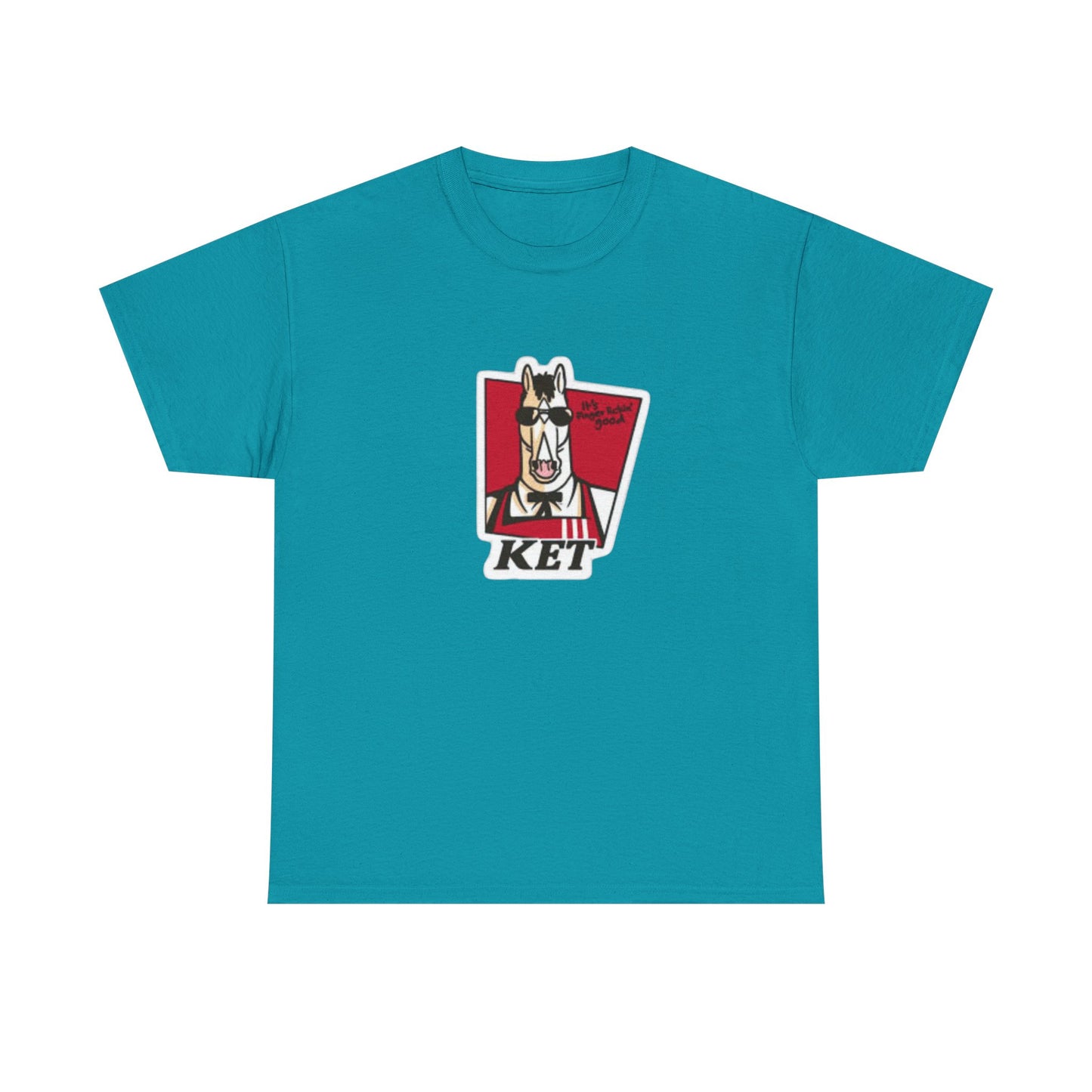 Retro Horse Graphic Unisex Heavy Cotton Tee - Fun & Quirky