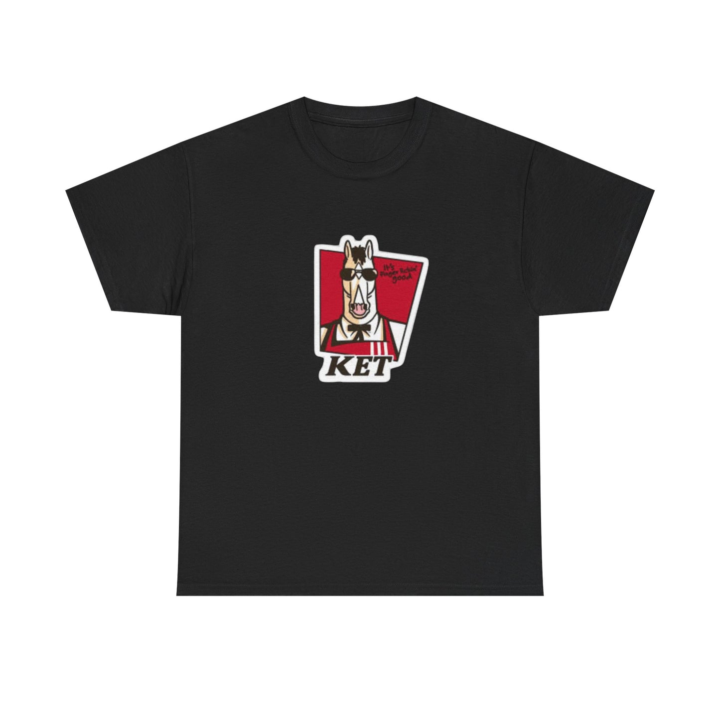 Retro Horse Graphic Unisex Heavy Cotton Tee - Fun & Quirky