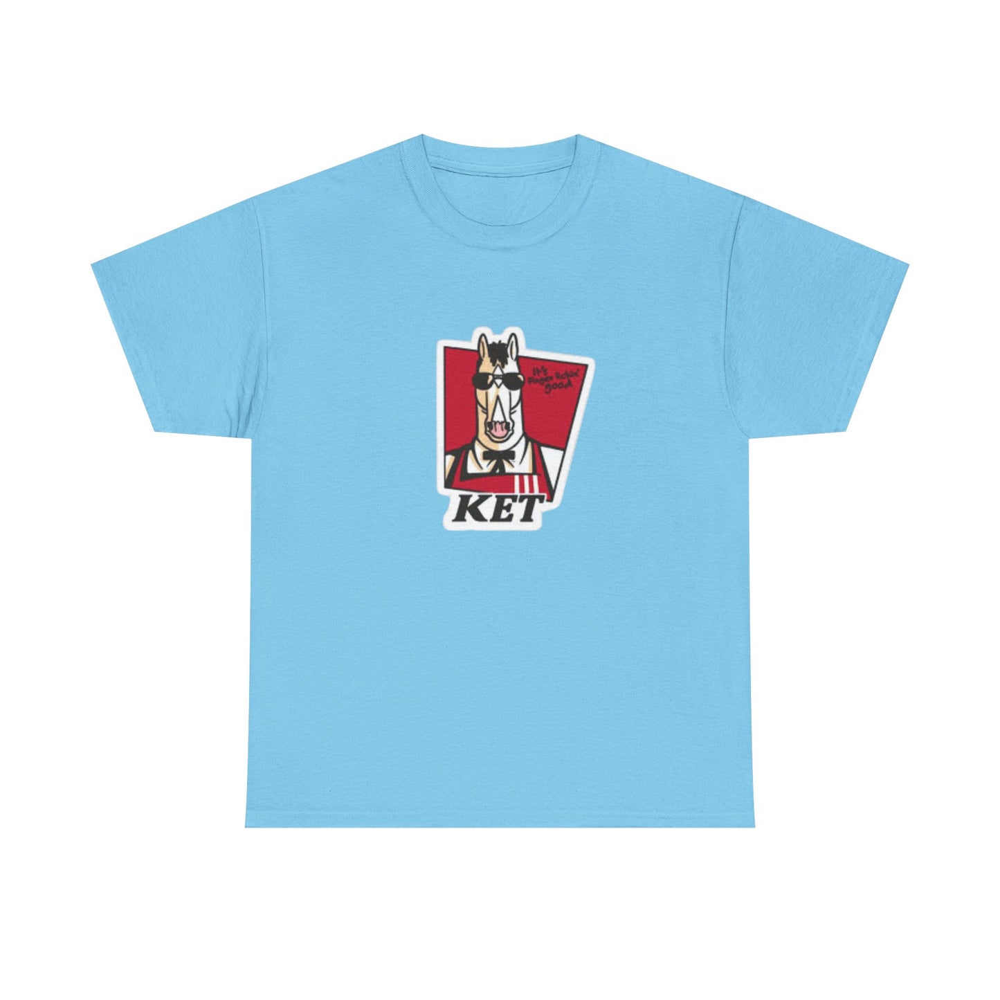 Retro Horse Graphic Unisex Heavy Cotton Tee - Fun & Quirky