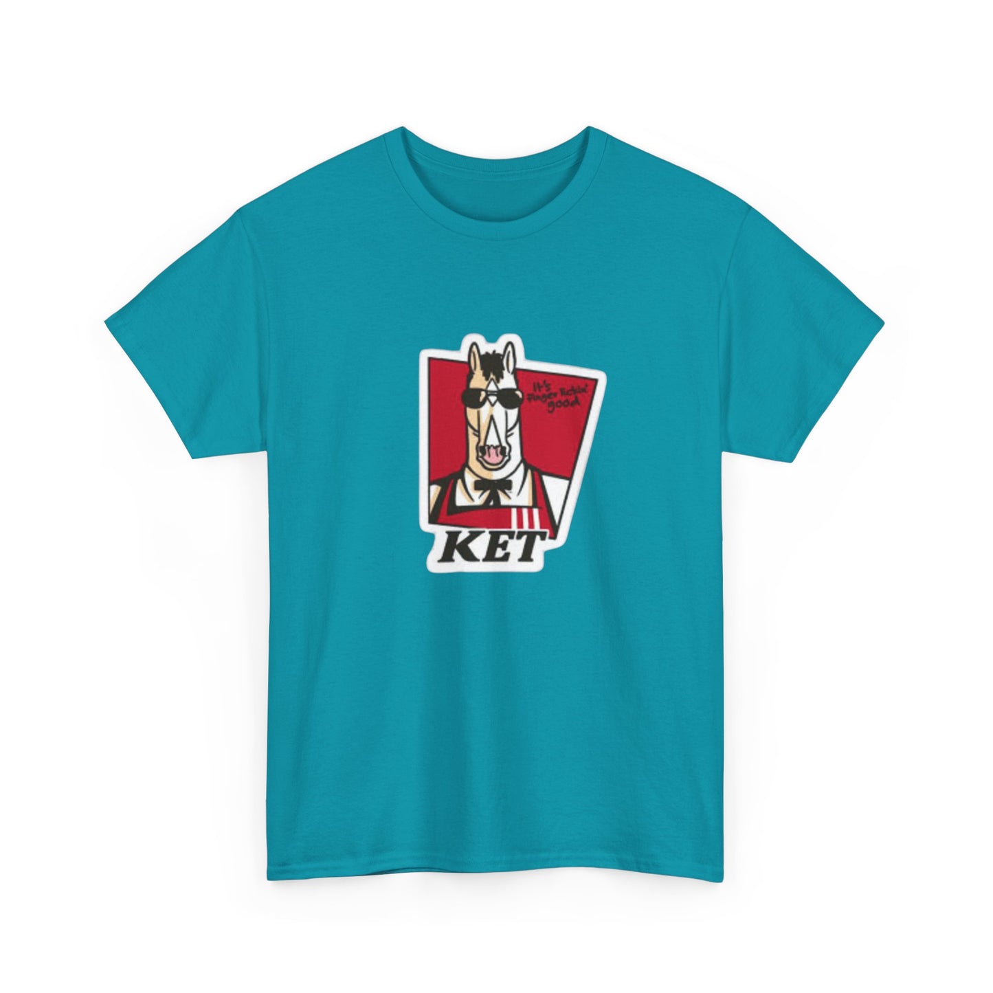 Retro Horse Graphic Unisex Heavy Cotton Tee - Fun & Quirky