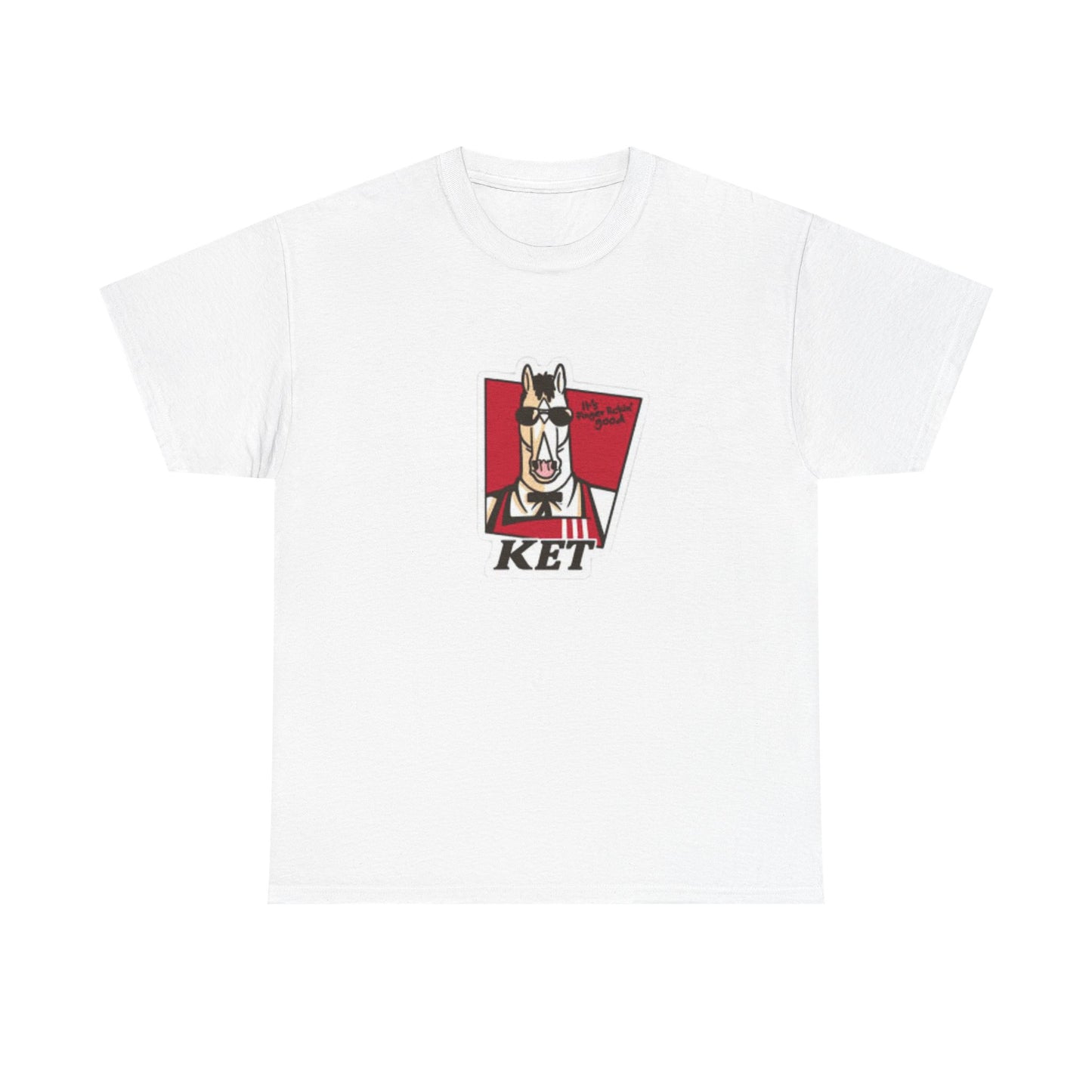 Retro Horse Graphic Unisex Heavy Cotton Tee - Fun & Quirky