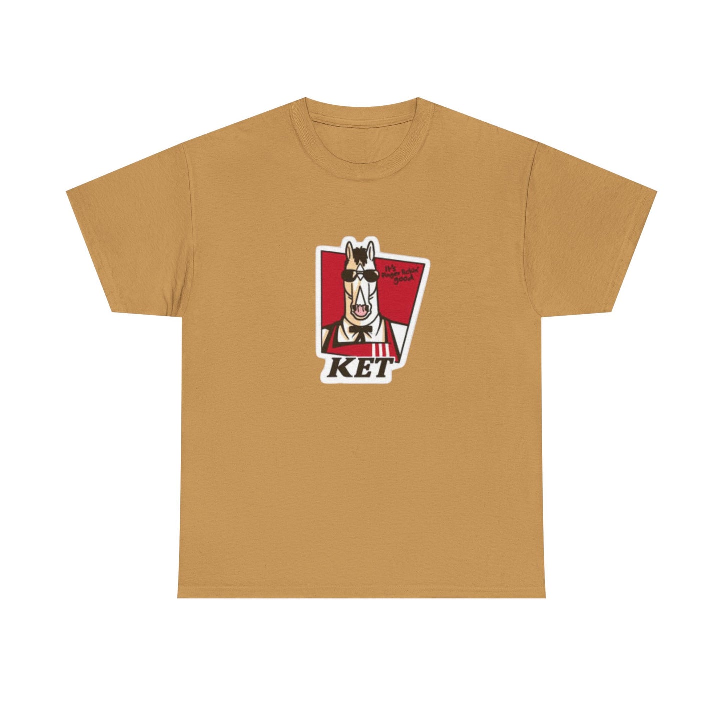 Retro Horse Graphic Unisex Heavy Cotton Tee - Fun & Quirky